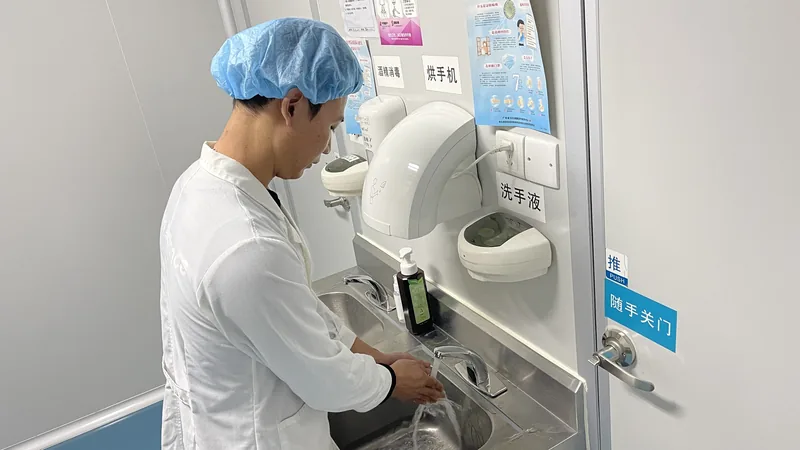 进入生产区域前清洗双手